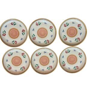 Set of 6 International Tableworks Stagebrush Stoneware Plates